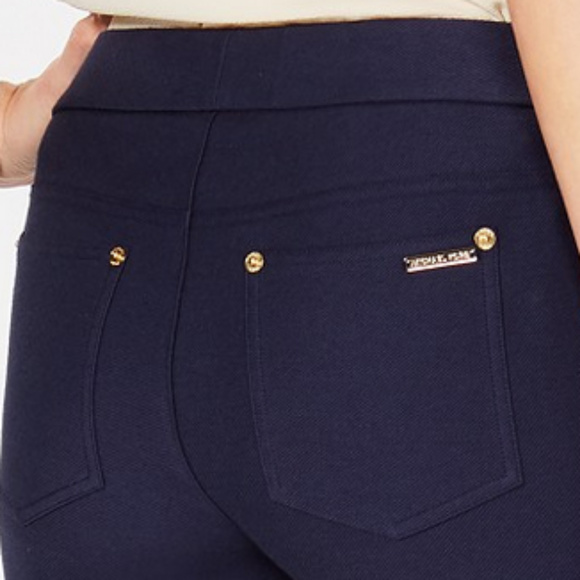 MICHAEL Michael Kors Striped-Leg Pull-On Pants - Picture 4 of 6